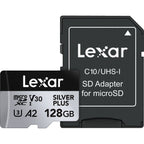 Lexar Professional Silver Plus MicroSDXC Card - 128GB
