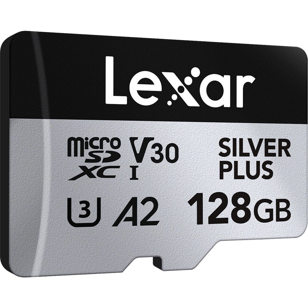 Lexar Professional Silver Plus MicroSDXC Card - 128GB