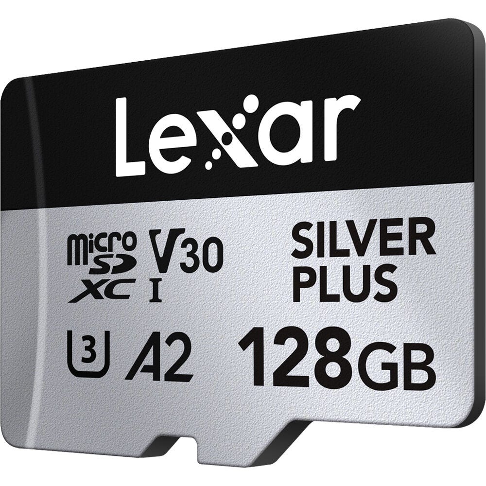 Lexar Professional Silver Plus MicroSDXC Card - 128GB