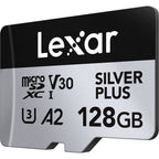 Lexar Professional Silver Plus MicroSDXC Card - 128GB