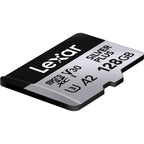 Lexar Professional Silver Plus MicroSDXC Card - 128GB