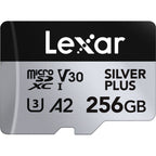 Lexar Professional Silver Plus MicroSDXC Card - 256GB