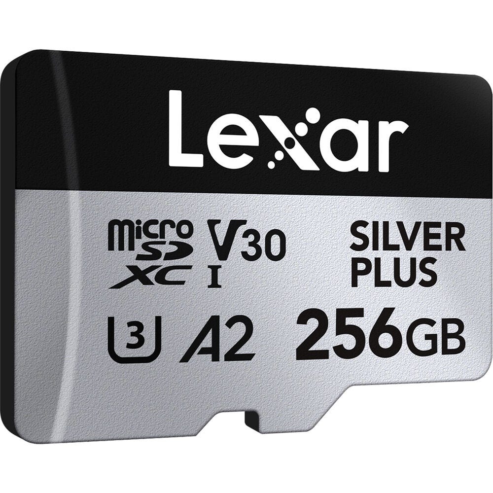 Lexar Professional Silver Plus MicroSDXC Card - 256GB
