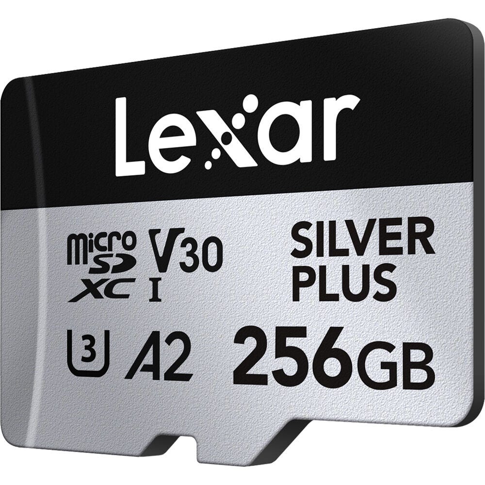 Lexar Professional Silver Plus MicroSDXC Card - 256GB