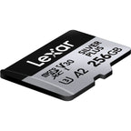 Lexar Professional Silver Plus MicroSDXC Card - 256GB