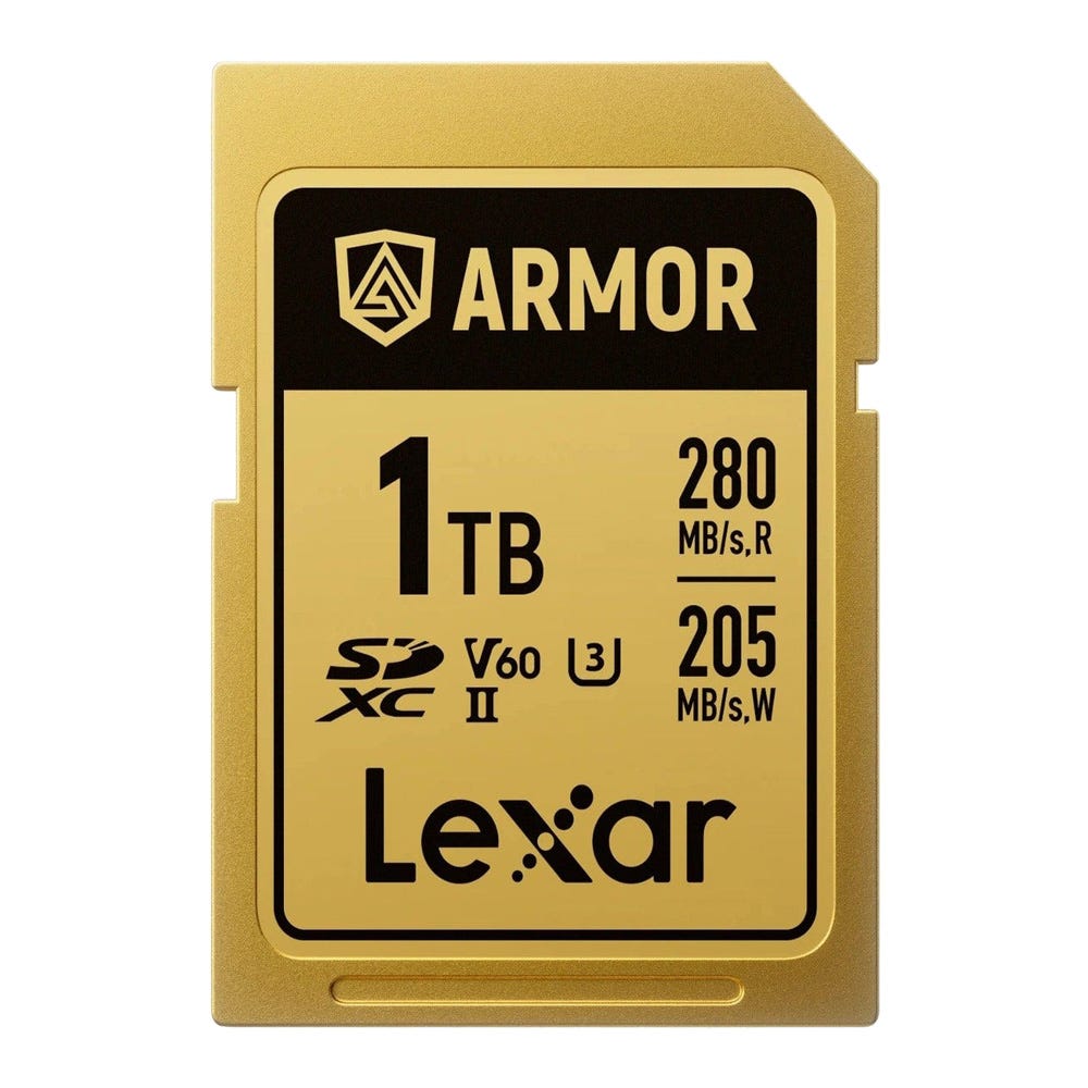 Lexar Professional ARMOR Gold Pro SDXC UHS-II Card - 1TB
