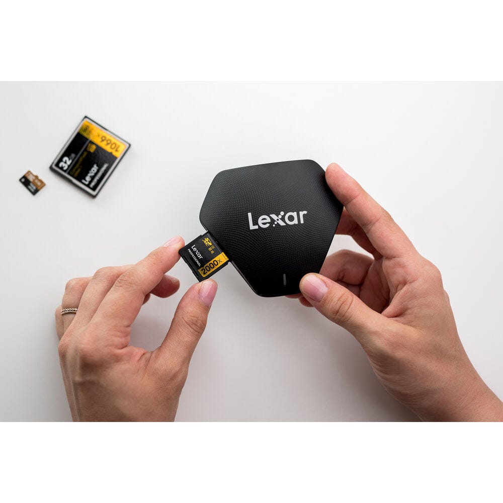 Lexar Professional Multi-Card 3-in-1 Reader