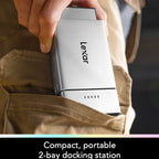 Lexar Professional Workflow Go with 2 Module Bay