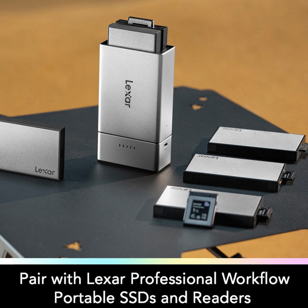 Lexar Professional Workflow Go with 2 Module Bay
