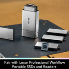 Lexar Professional Workflow Go with 2 Module Bay