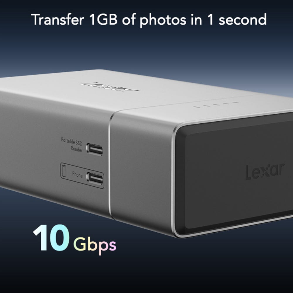 Lexar Professional Workflow Go with 2 Module Bay