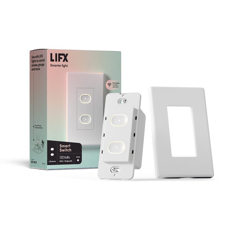 LIFX Smart Switch 2 Button - White