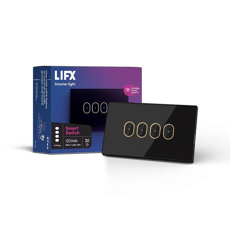 LIFX Smart Switch 4 Button - Black