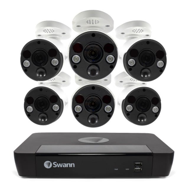 Swan 6 Camera 8 Channel 4K Professional NVR Security System