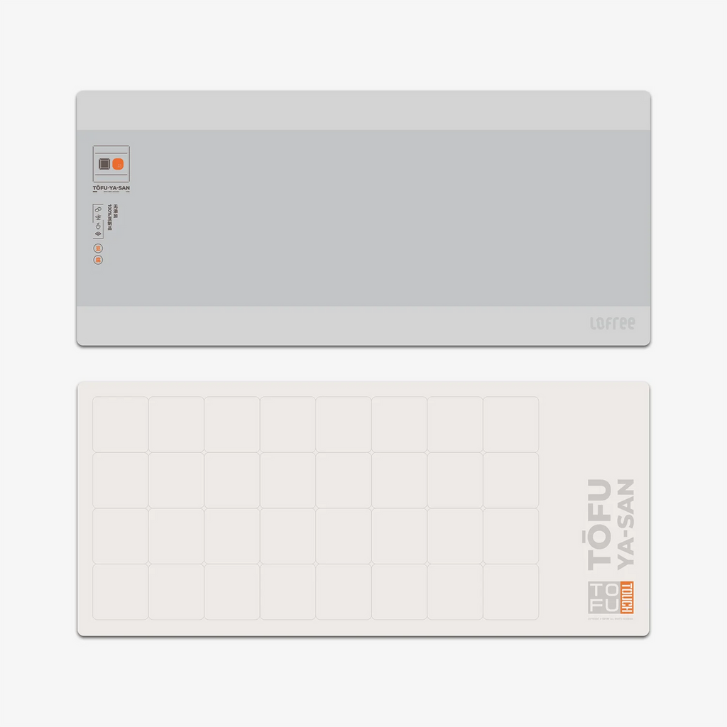 Lofree Full size 900mm x 400mm x 3mm Desk Mat (Tofu)