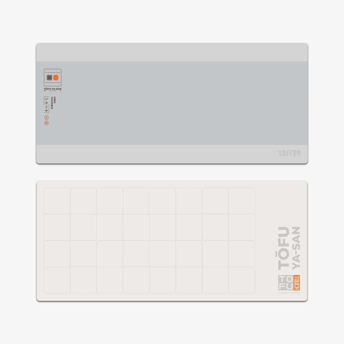 Lofree Full size 900mm x 400mm x 3mm Desk Mat (Tofu)