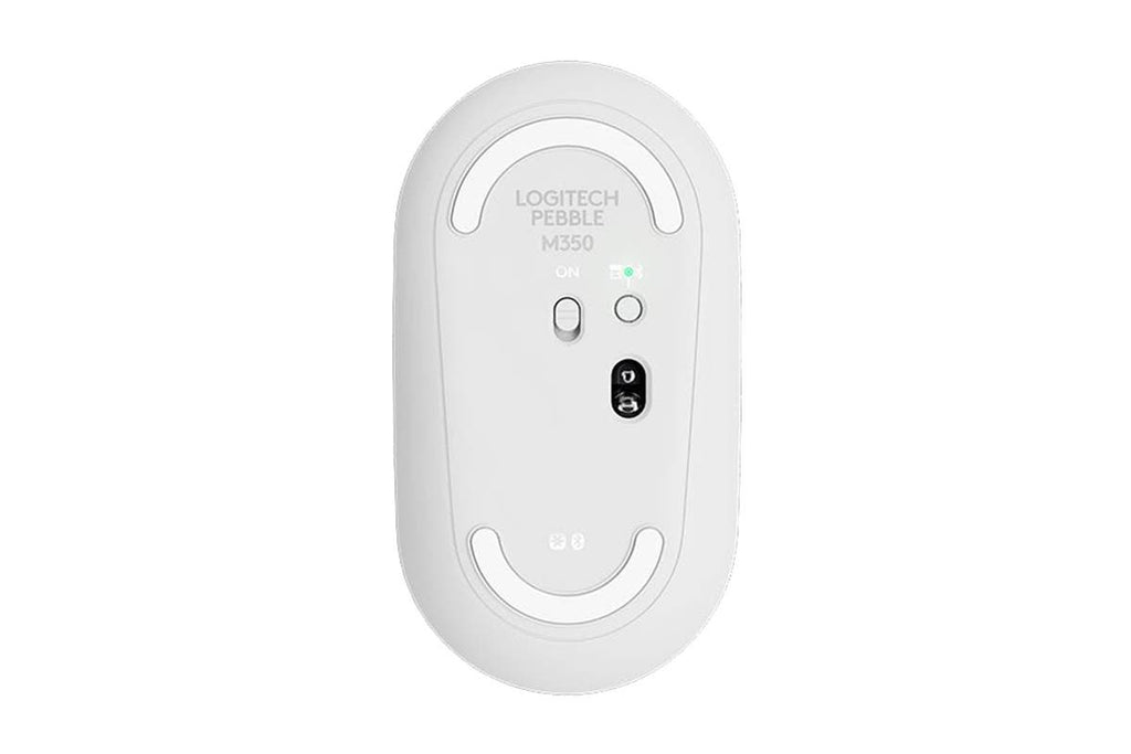 Logitech Pebble M350 Wireless Optical Mouse - Off-White