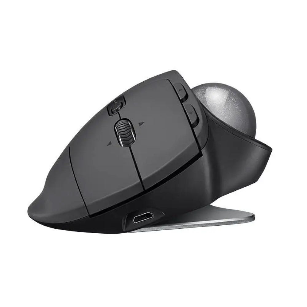 Logitech Ergo K860 Keyboard with MX Ergo S Trackball Mouse and Zone Vibe 100 (Graphite)