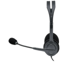 Logitech MK295 Keyboard and Mouse Combo with H111 Stereo Headset and C270 Webcam 