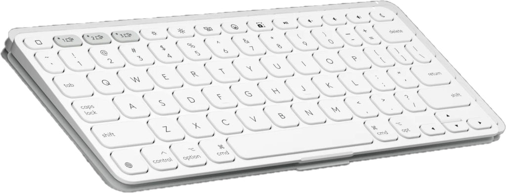 Logitech Keys-To-Go 2 Portable Wireless Keyboard Layout for iPad (Pale Grey)