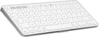 Logitech Keys-To-Go 2 Portable Wireless Keyboard Layout for iPad (Pale Grey)