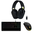Logitech G Gaming Bundle with G213 Keyboard, G435 Headset and G203 Mouse (Black)