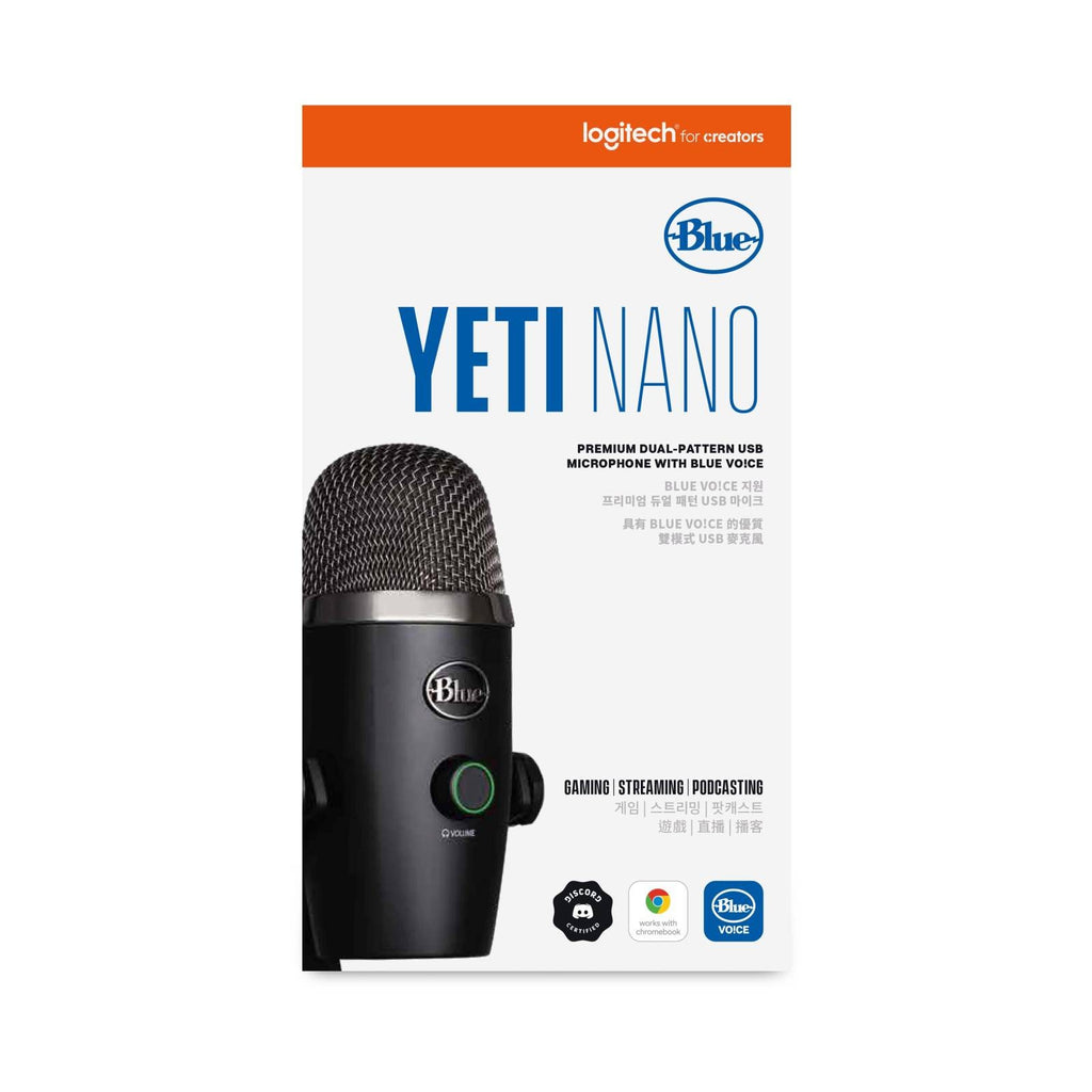 Logitech Blue Yeti Nano USB Mic (Black)