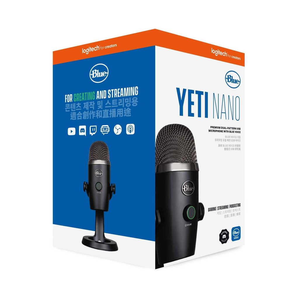 Logitech Blue Yeti Nano USB Mic (Black)