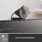 Logitech BRIO 300 Full HD Webcam (Graphite)