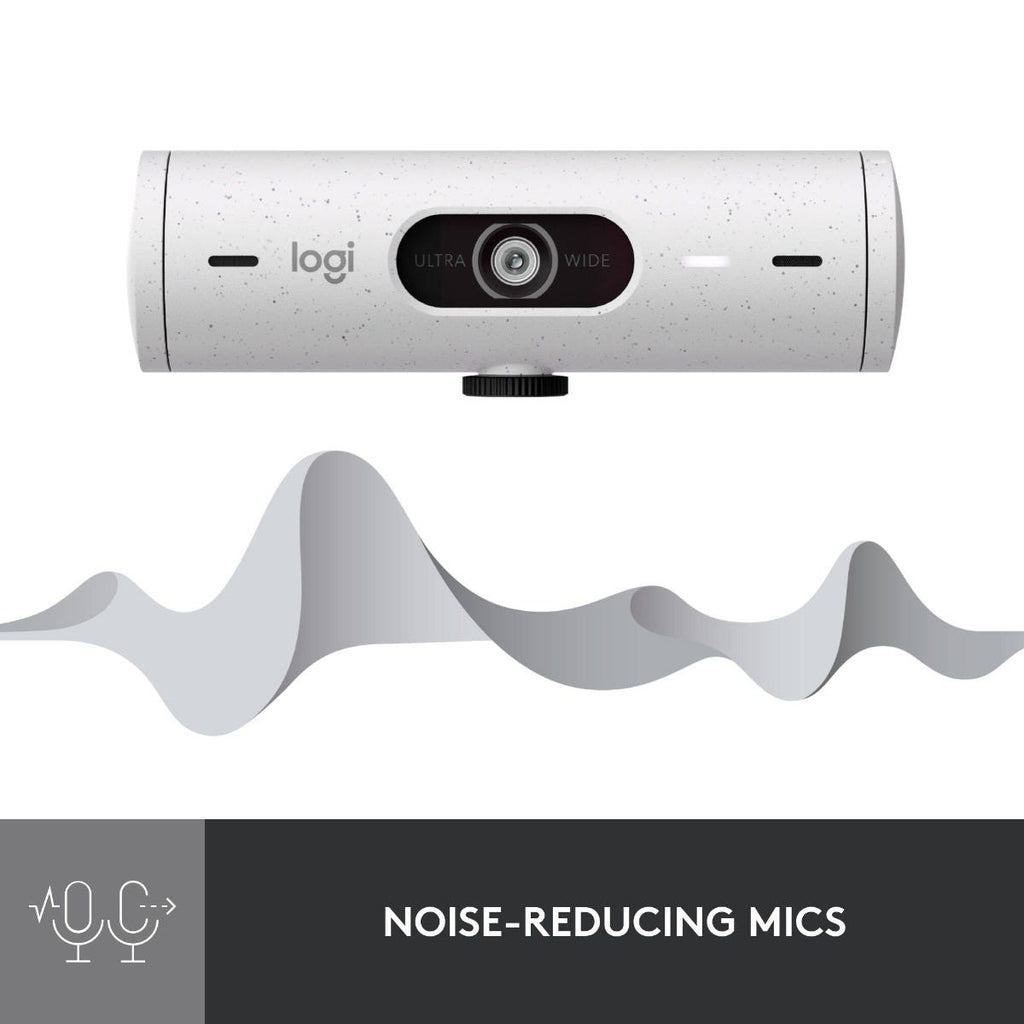 Logitech BRIO 500 FHD Webcam (Off White)