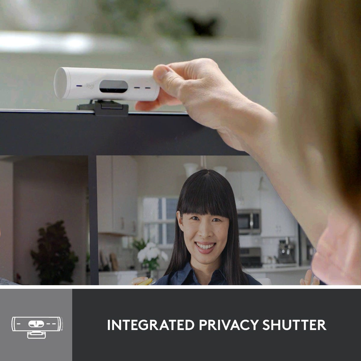 Logitech BRIO 500 FHD Webcam (Off White)