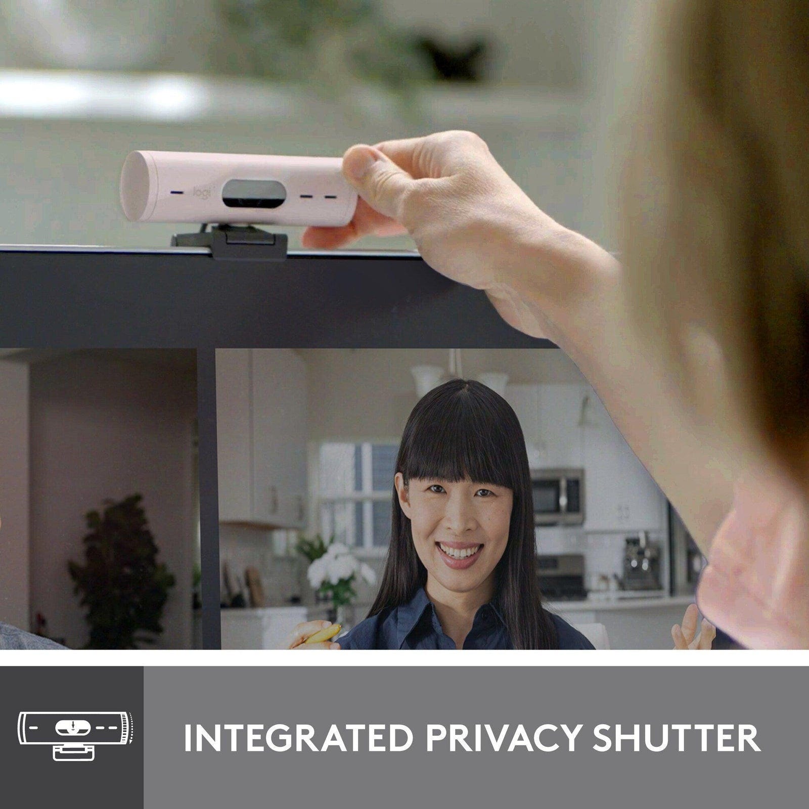 Logitech BRIO 500 FHD Webcam (Rose)