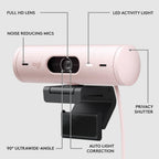 Logitech BRIO 500 FHD Webcam (Rose)