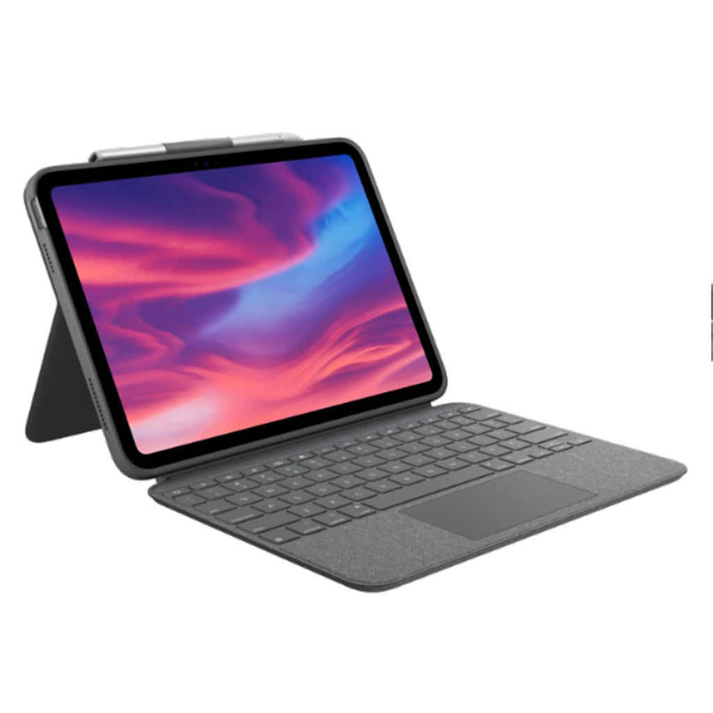 Logitech Combo Touch for iPad (10th Gen) (Oxford Grey) 