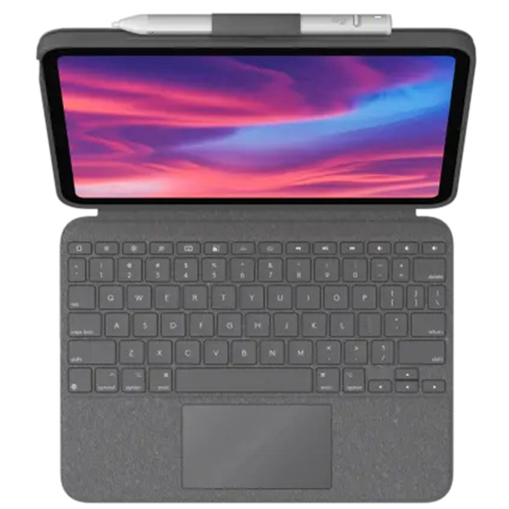 Logitech Combo Touch for iPad (10th Gen) (Oxford Grey) 