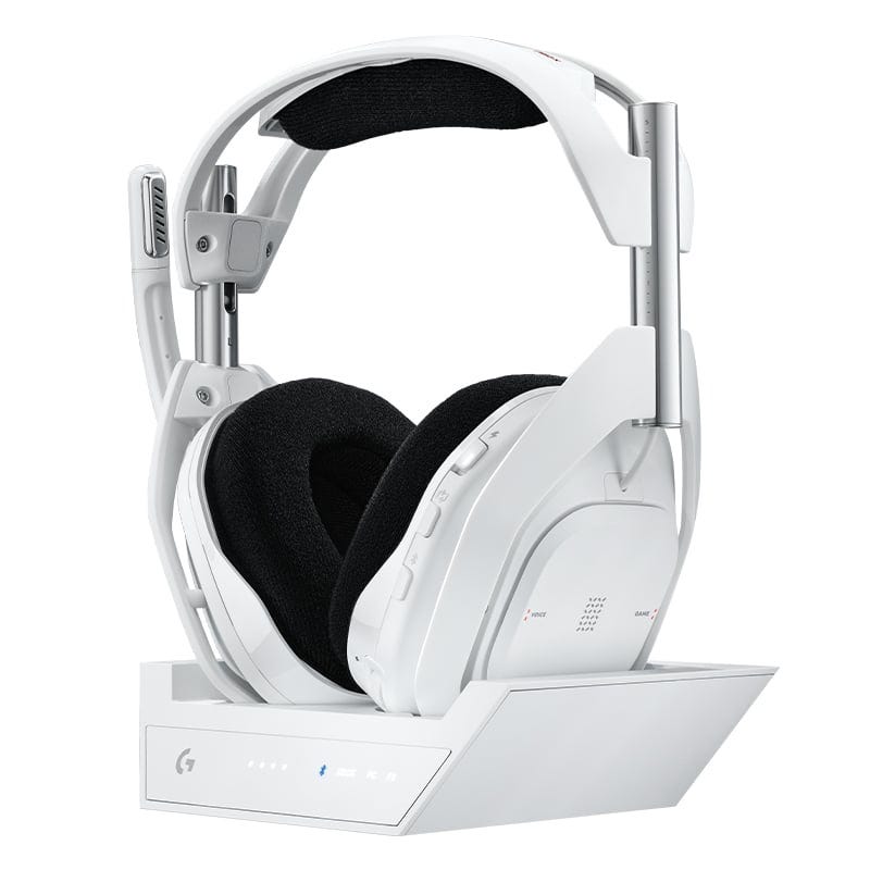 Logitech G ASTRO A50 X LIGHTSPEED Wireless Gaming Headset with Base (White)