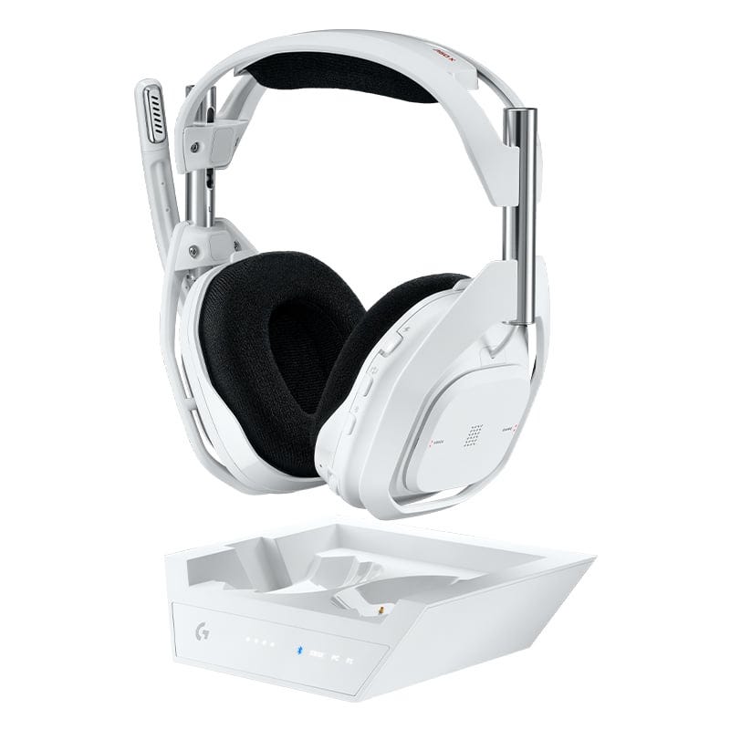 Logitech G ASTRO A50 X LIGHTSPEED Wireless Gaming Headset with Base (White)