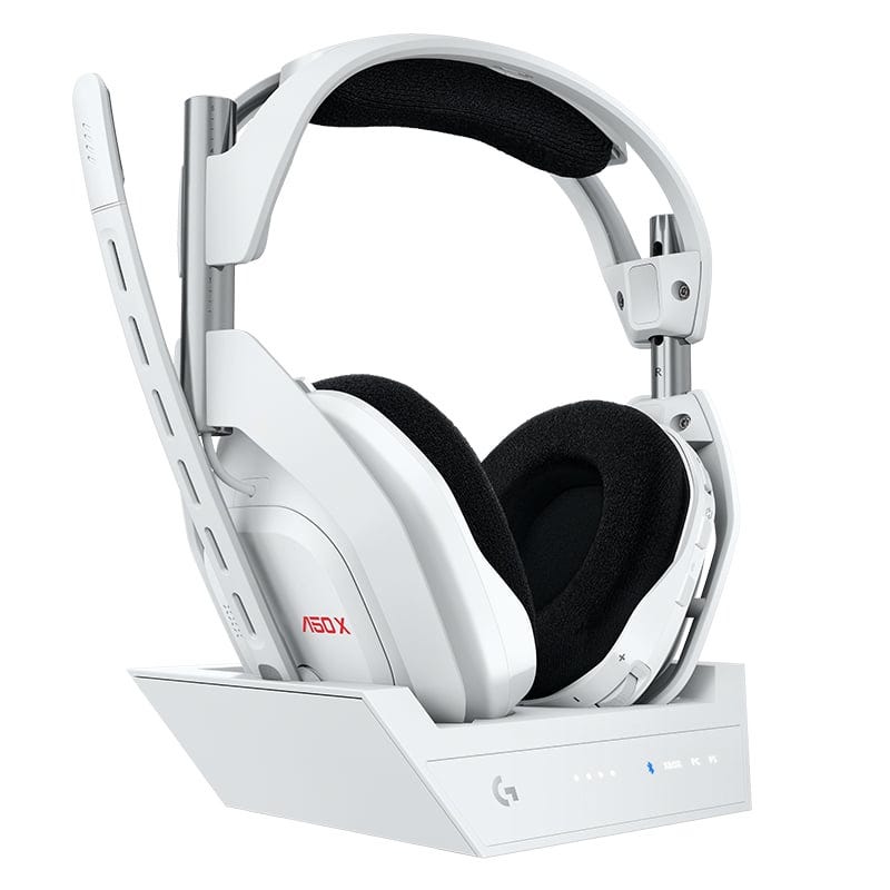 Logitech G ASTRO A50 X LIGHTSPEED Wireless Gaming Headset with Base (White)