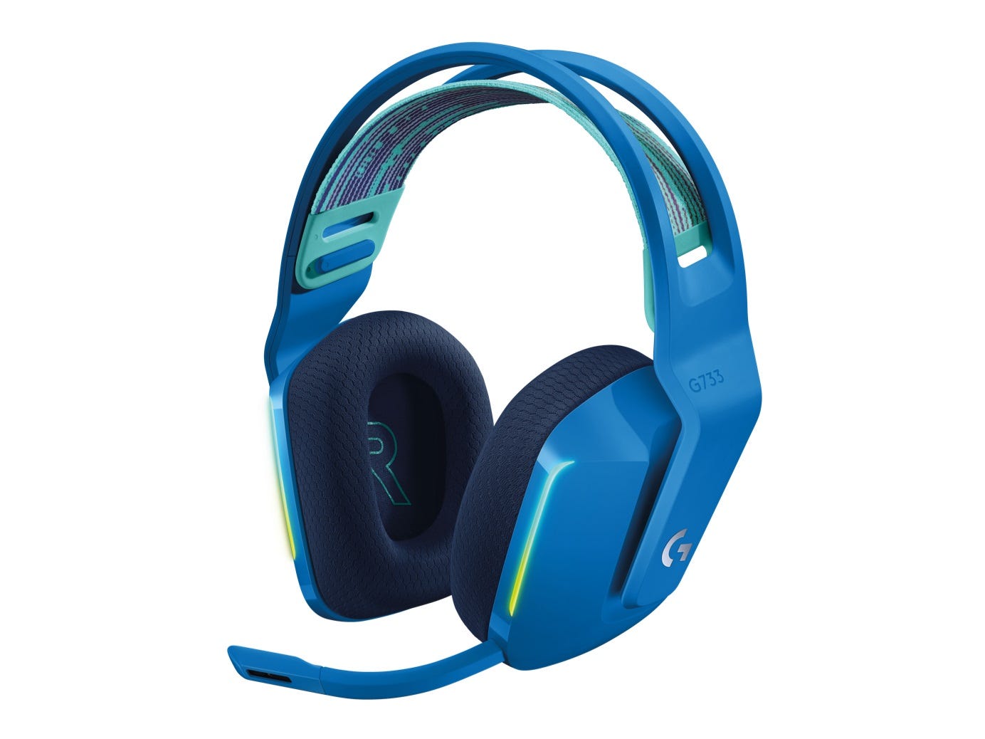 Logitech G G733 LIGHTSPEED Wireless RGB Gaming Headset (Blue)