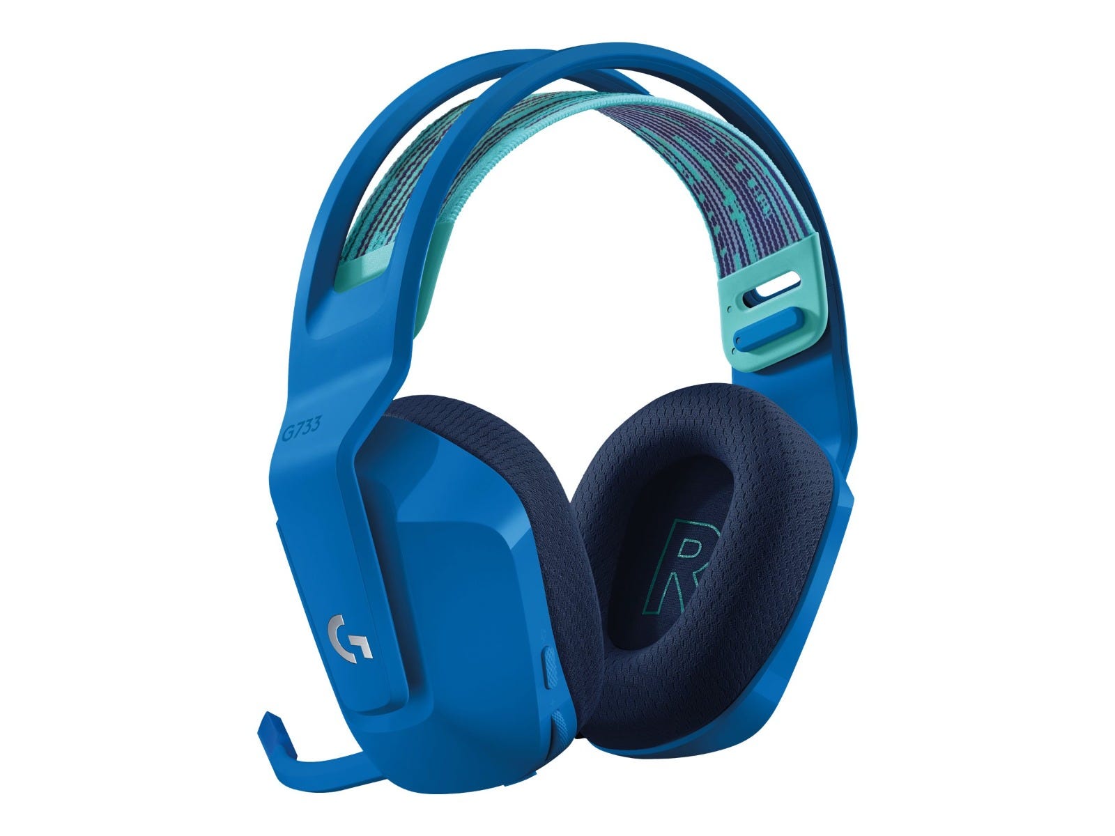 Logitech G G733 LIGHTSPEED Wireless RGB Gaming Headset (Blue)