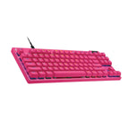Logitech G PRO X TKL RAPID Gaming Keyboard (Magnetic Switches) (Magenta)