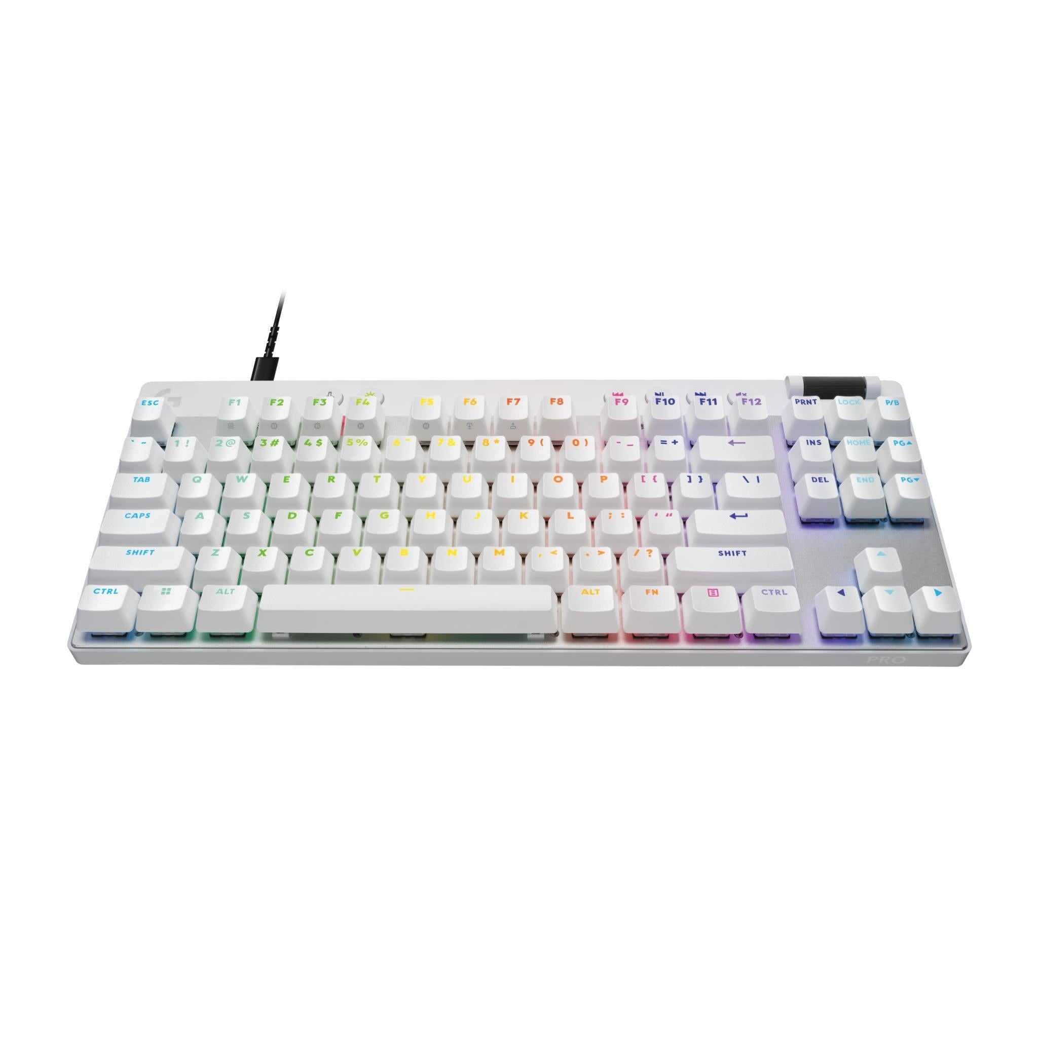 Logitech G PRO X TKL RAPID Gaming Keyboard (Magnetic Switches) (White)