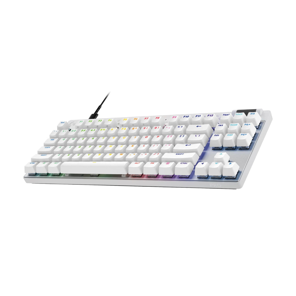 Logitech G PRO X TKL RAPID Gaming Keyboard (Magnetic Switches) (White)