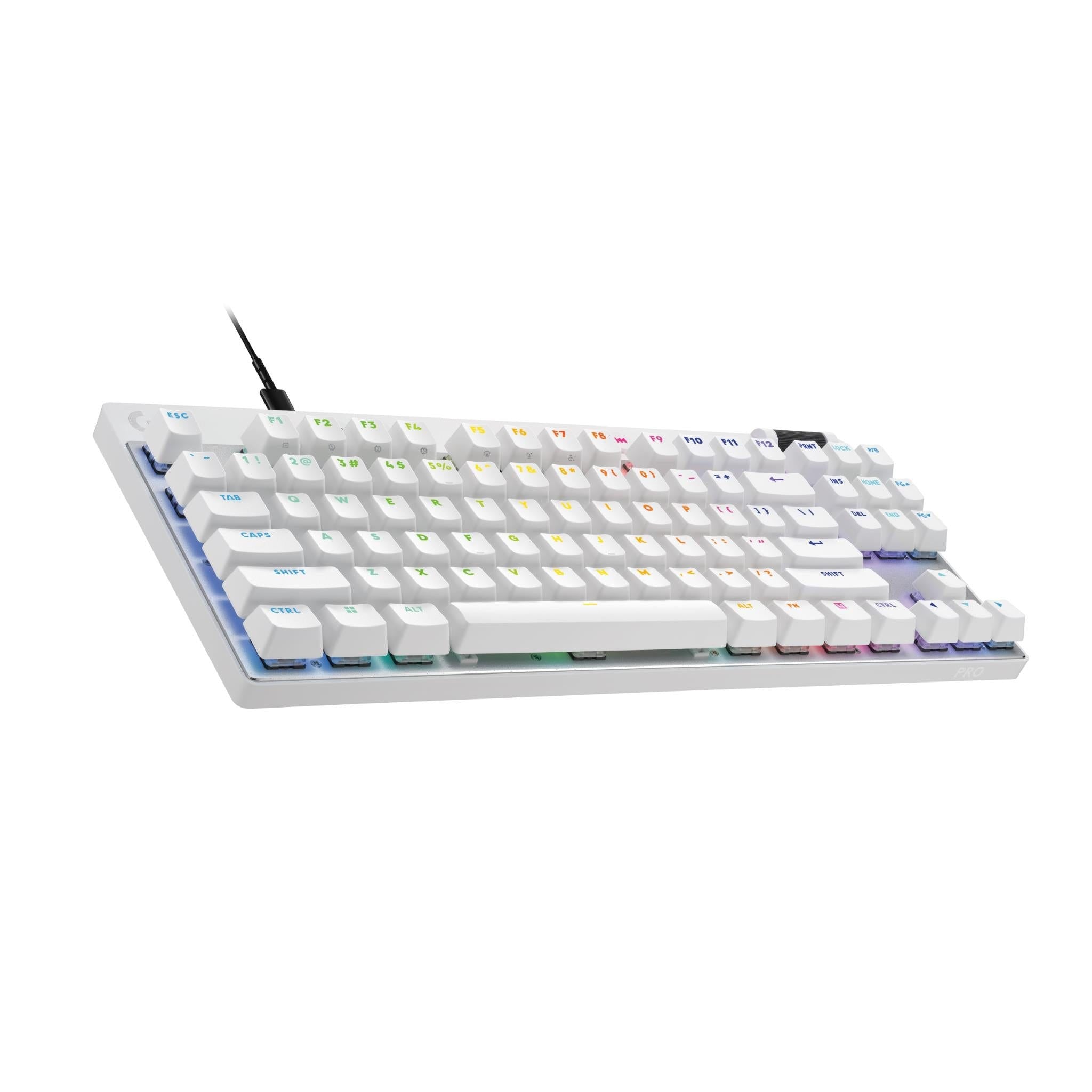 Logitech G PRO X TKL RAPID Gaming Keyboard (Magnetic Switches) (White)