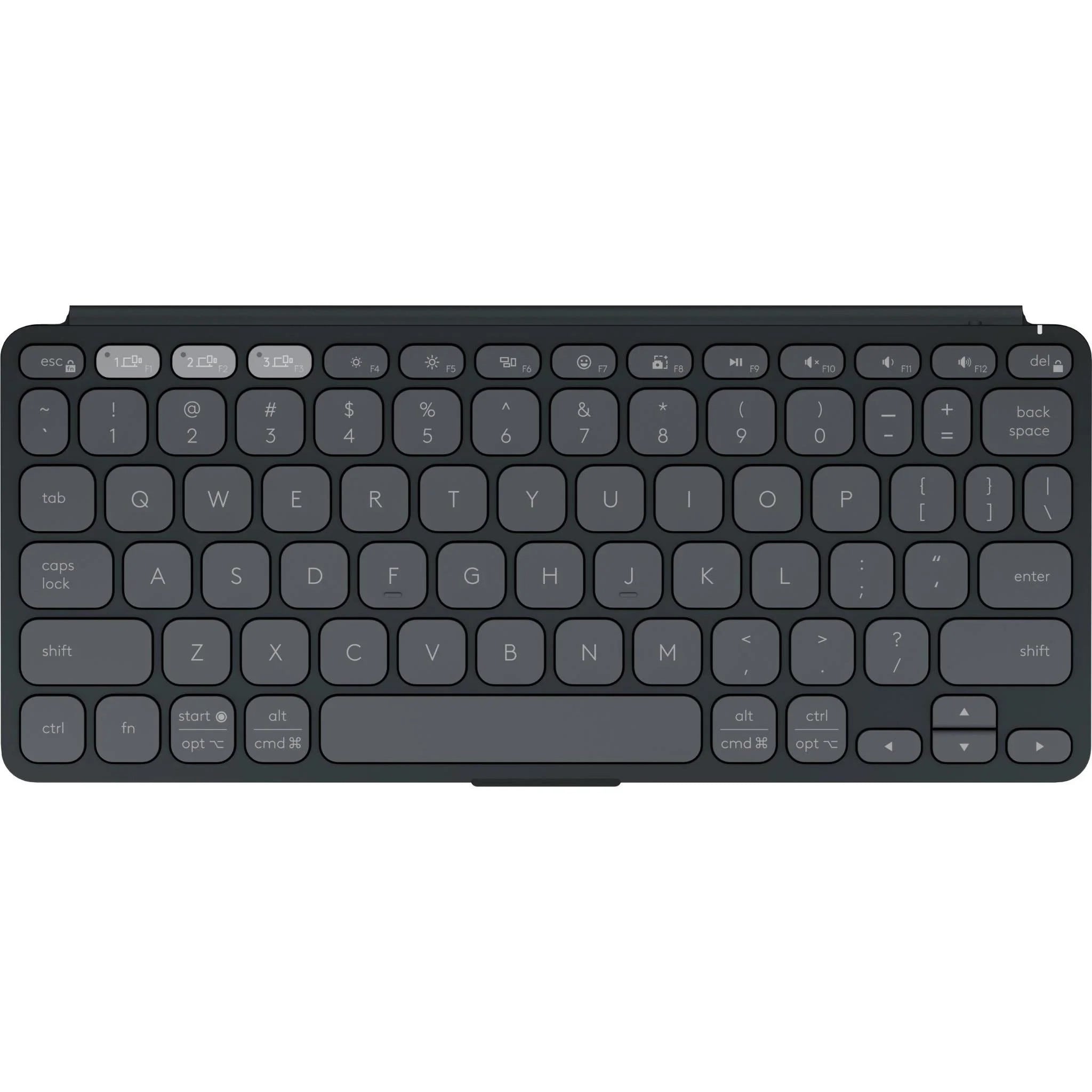 Logitech Keys-To-Go 2 Portable Wireless Keyboard Layout for iPad (Graphite)