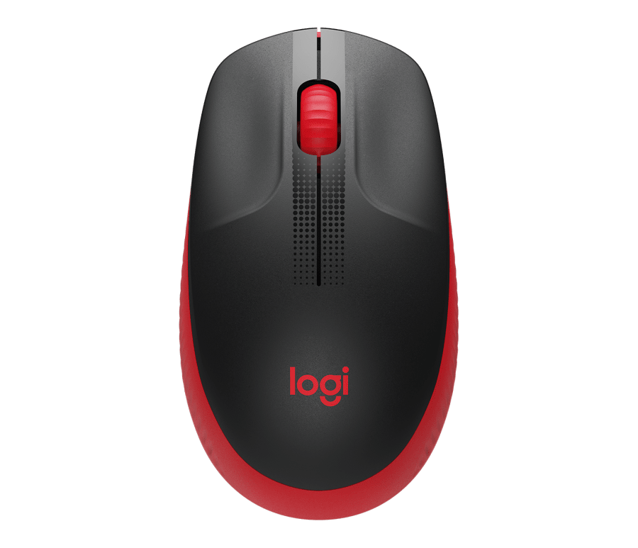 Logitech M190 Wireless Mouse - Red