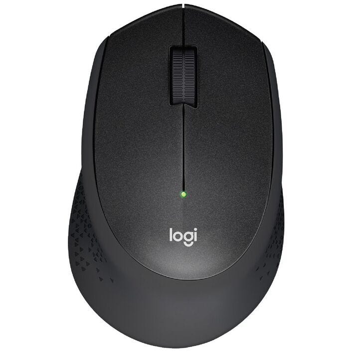 Logitech M331 SILENT PLUS Wireless Mouse (Black)