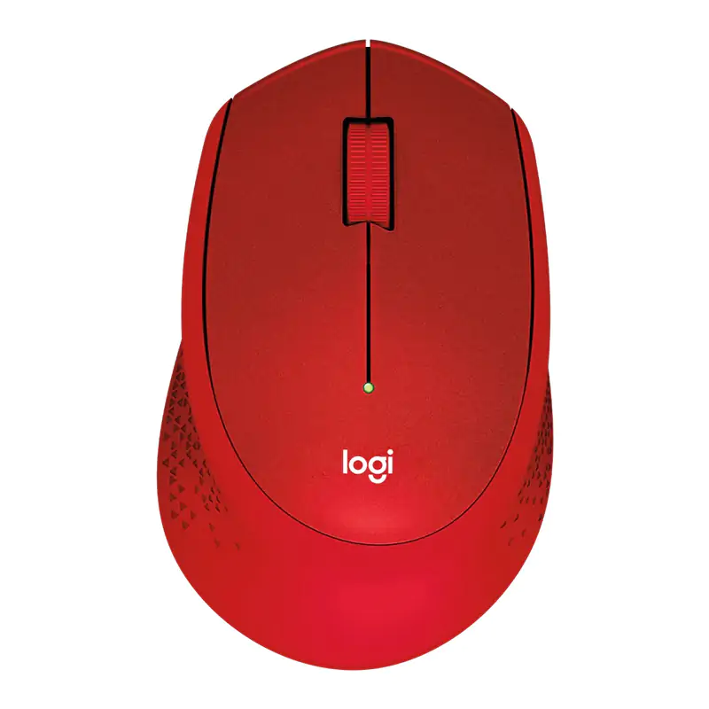 Logitech M331 SILENT PLUS Wireless Mouse (Red)