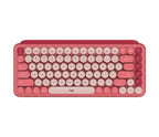 Logitech POP Keyboard and Mouse Combo with Ultimate Ears MINIROLL (Rose)