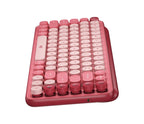 Logitech POP Keys Wireless Mechanical Keyboard with Emoji Keys (Heartbreaker Rose)